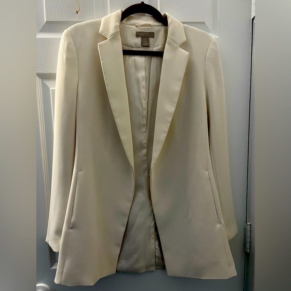Blazer, size 4 ivory color
